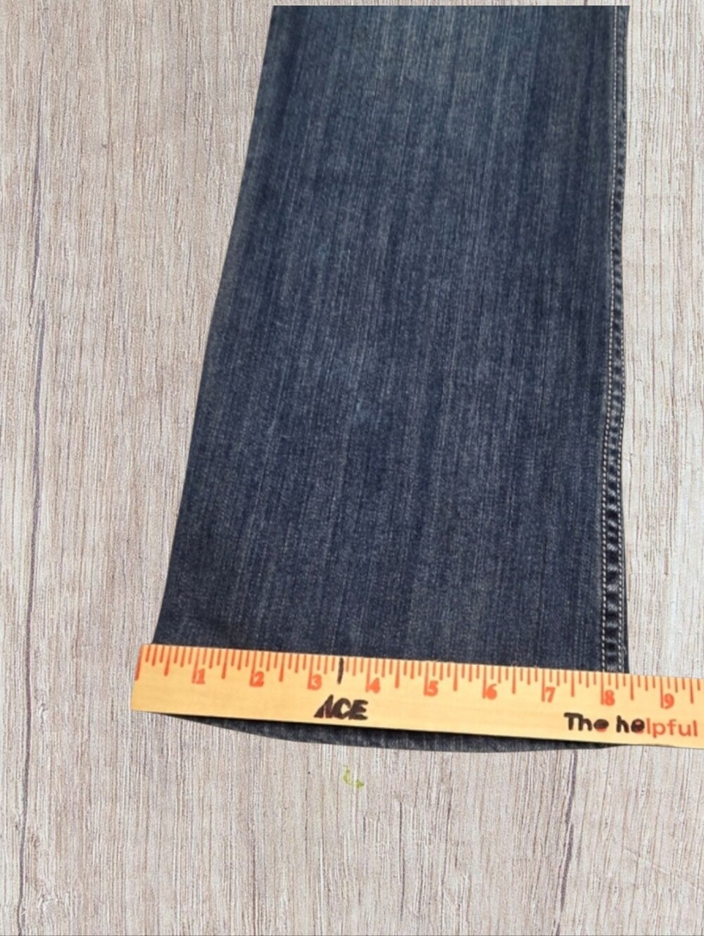 Seven7 Women's Blue Jeans Rhinestone Size 12 Boot Cut Medium Wash - Picture 5 of 14